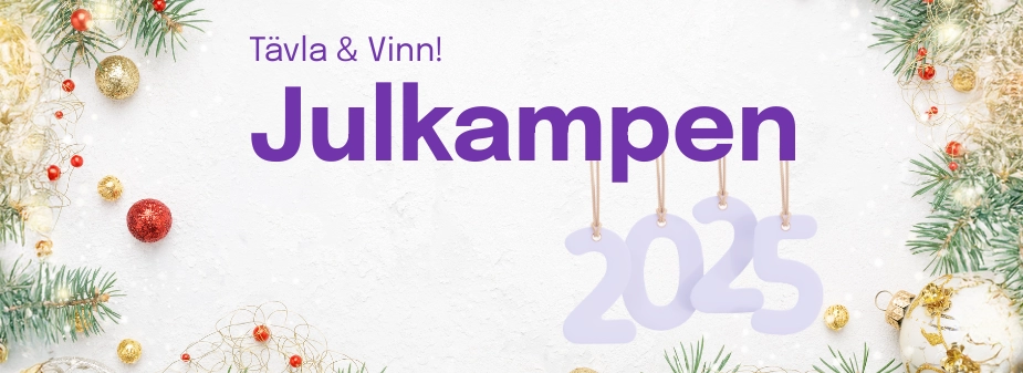 Hero med texten Julkampen 2025